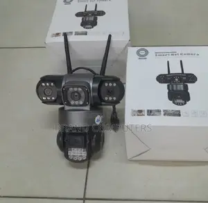 6mp Triple Lens 4G Simcard AC Powered V380 PTZ Smart Camera