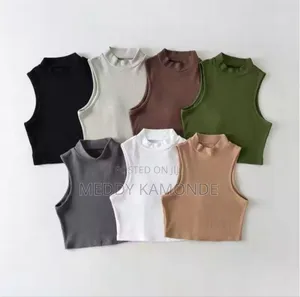 Brown Crop Top
