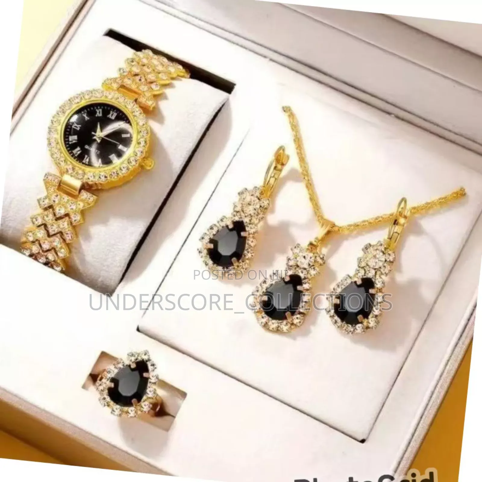 Black Aesthetically Pleasing Jewelry Gift Set
