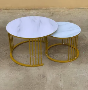 2 in 1 Modern Round Coffee Table Yb8k