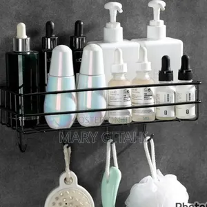 Bathroom Organizer With Hooks