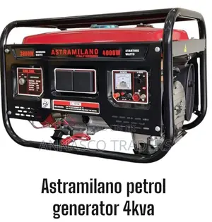 Heavy Duty Astramilano Petrol Generator 4kva (Key)
