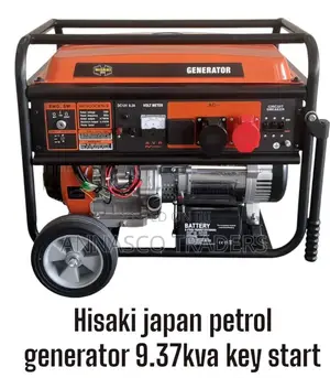 Hisaki Japan Petrol Generator 9.37kva Key Start 3 Phase