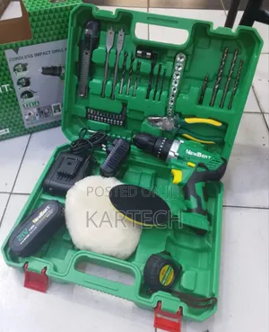 Newbeat Portable 21V Cordless Drill and Impact Driver