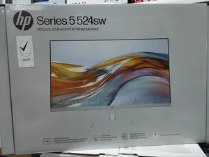 HP Series 5 23.8 Inch FHD White Monitor
- 524sw
