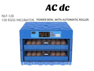 AC/DC 128 Eggs Incubator 90w With Automatic Roller