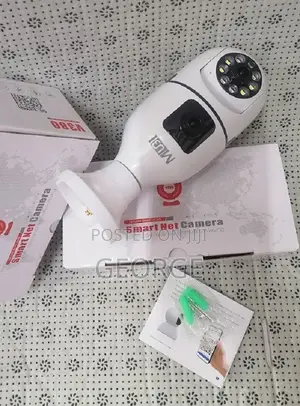 ~^ Dual Lens Camera PTZ Nanny Camera Bulb V380 Bulb