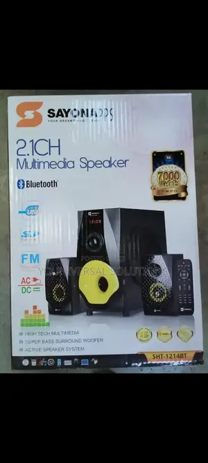 Sayona SHT-1214BT Superb Quality Sound - 2.1 CH BLUETOOTH