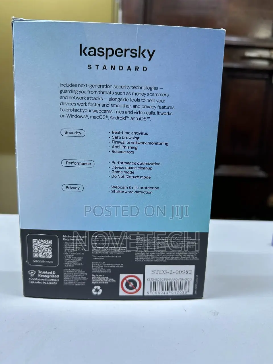 Kaspersky Standard 2025 Latest Version -3 USER PC, 1year