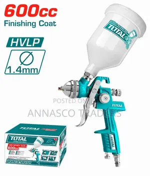 Quality Total TAT10601 HVLP Air Spray Gun 600cc