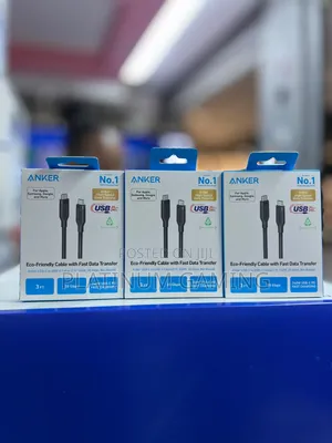 Anker USB-C to USB-C Cable (3 Ft, 240W, 20 Gbps, Bio-Based)