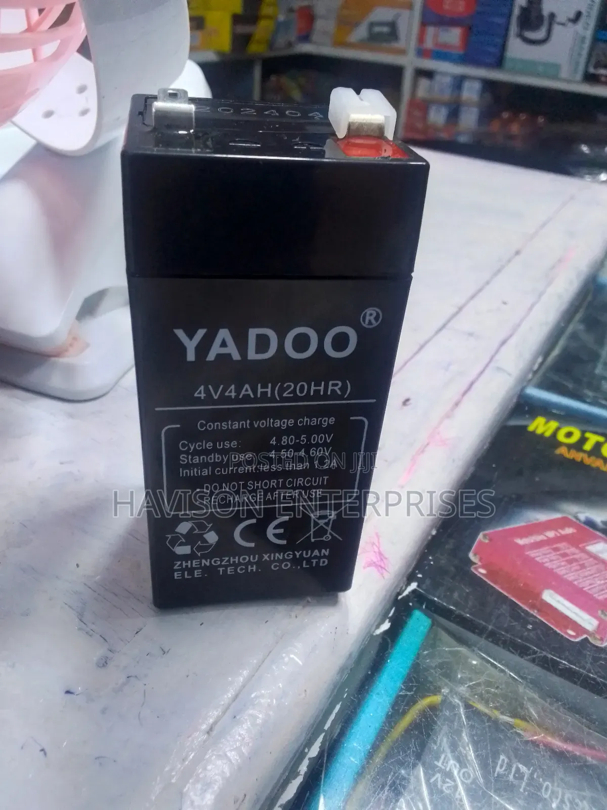 4V 4AH Yadoo Battery