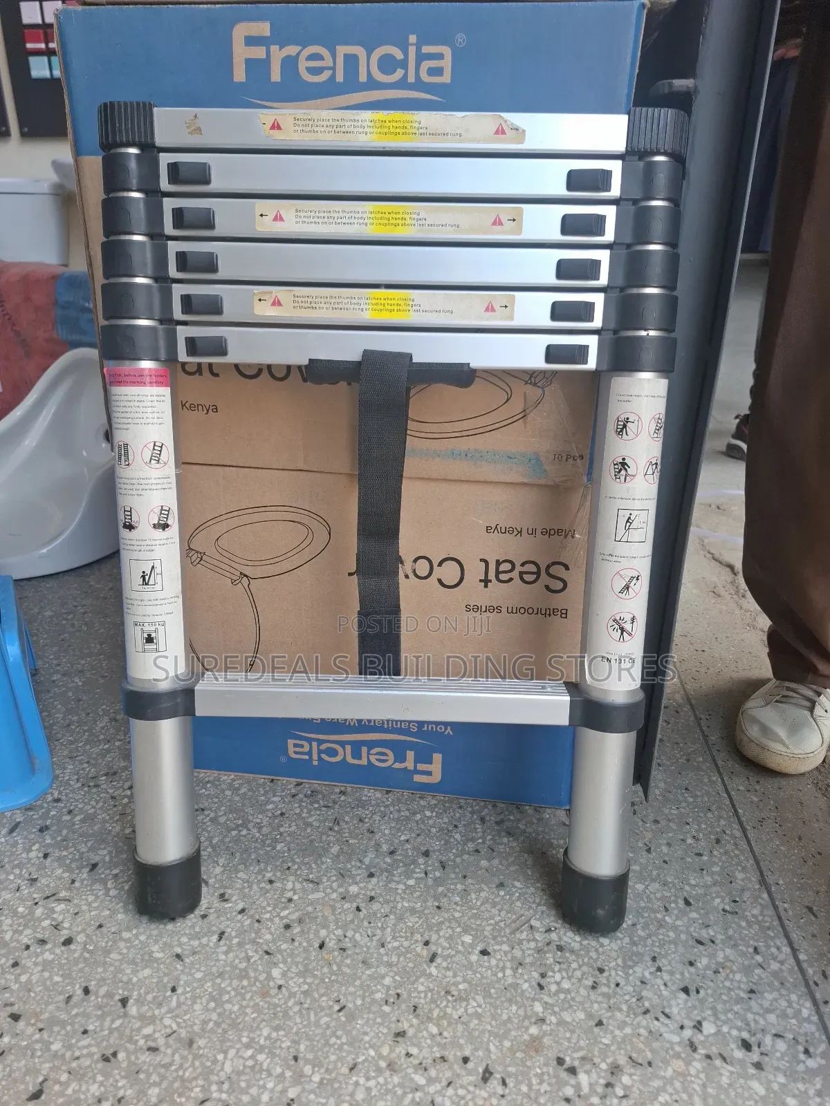 Aluminium Single Telescopic Ladder -2mtrs