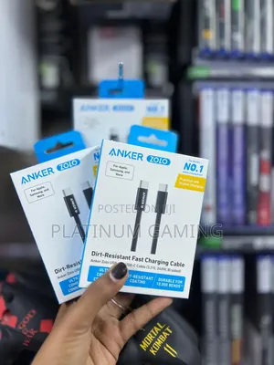 Anker Zolo USB-C to USB-C Cable (3.3 Ft, 240W, Braided)