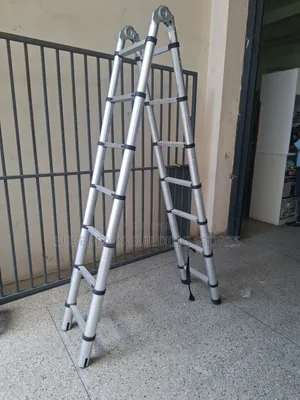 Aluminium Double Telescopic Ladder-(2.9+2.9mtrs)