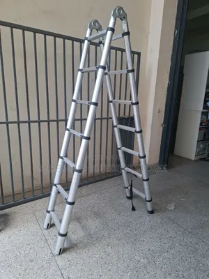 Aluminium Double Telescopic Ladder-(2.9+2.9mtrs)