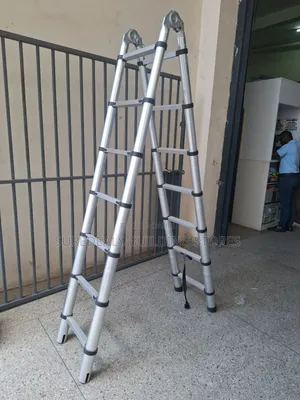 Aluminium Double Telescopic Ladder-(2.9+2.9mtrs)
