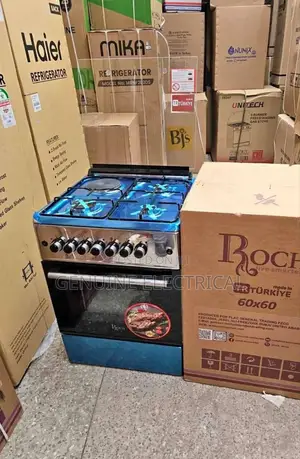 Roch 60*60 3 Gas + 1 Hotplate Standing Cooker Electric Oven