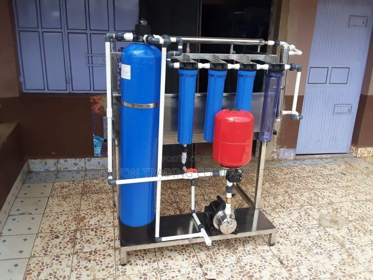 500 LPH Pure Water Skid System