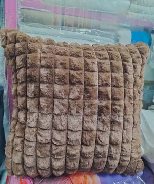 Brown and Beige Fur Throwpillow Covers