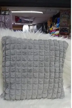 New Fur Grey Decorative Throwpillow Covers