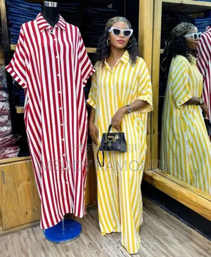 Designer Red White Long Dress