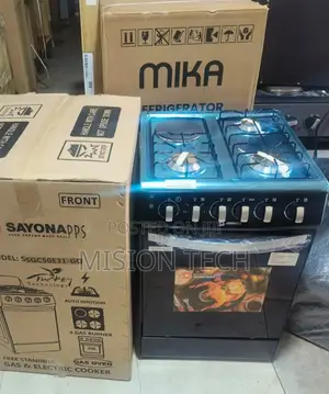 Sayona Free Standing SGC 50e31-Bl,3 Gas+1 **
