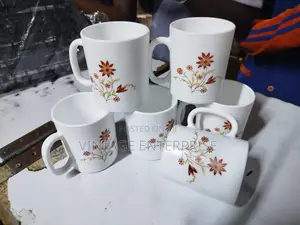 6pcs Ceramic Mugs Dishwasher Safe