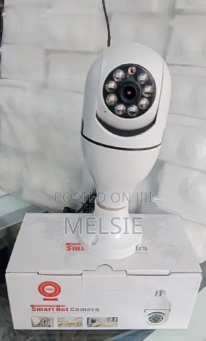 PTZ Wireless Wi-Fi CCTV Bulb Security Camera With Remote