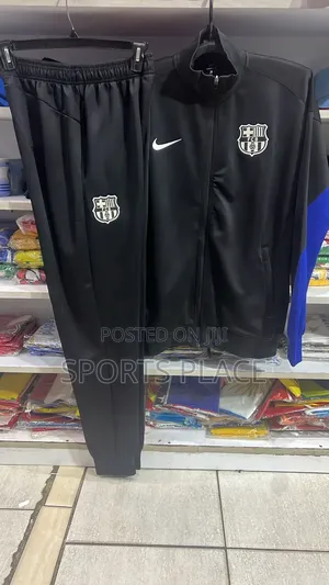New Barcelona Black Tracksuit 24/25
