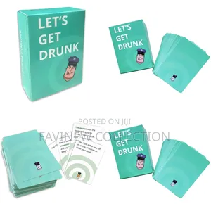 88pcs Big Size Let's Get Drunk Cards
