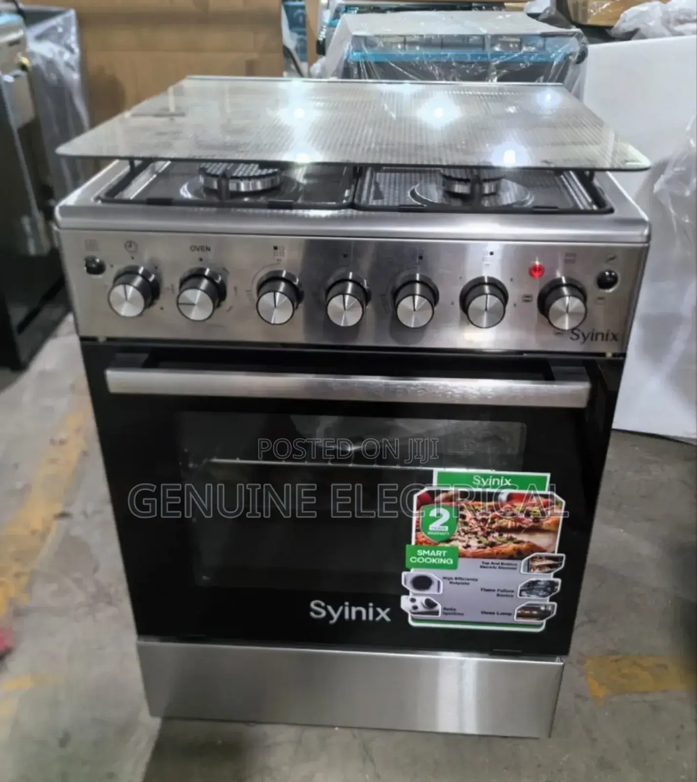Synix 60 by 60 Standing Cooker 3+1
