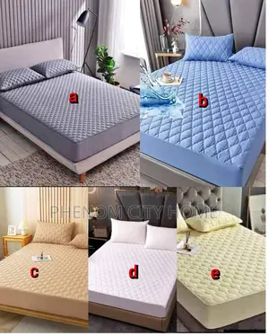 Plain Quilted Mattress Cover Available Now