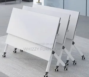 White Study Table (Foldable