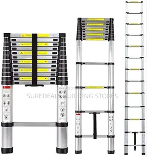4.3mtrs Aluminium Single Telescopic Ladder.