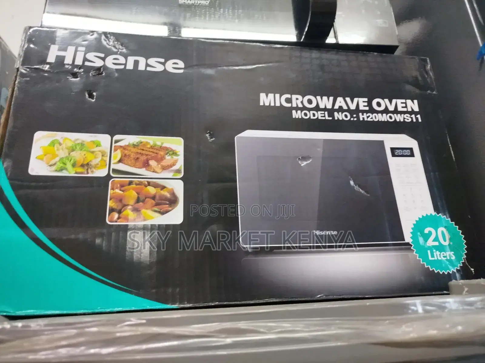 Hisense 20 Liters H20M0MS11 Digital Microwave,White
