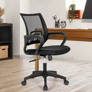 Office Chairs: Mesh Commercial Swivel Office Study Chair