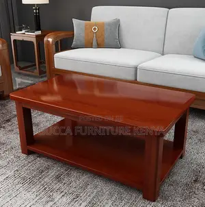 Coffee Tables:120cm Solid Mahogany Office Tea Table