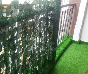 Bar Grill Space With Green Grass Carpet Decoration