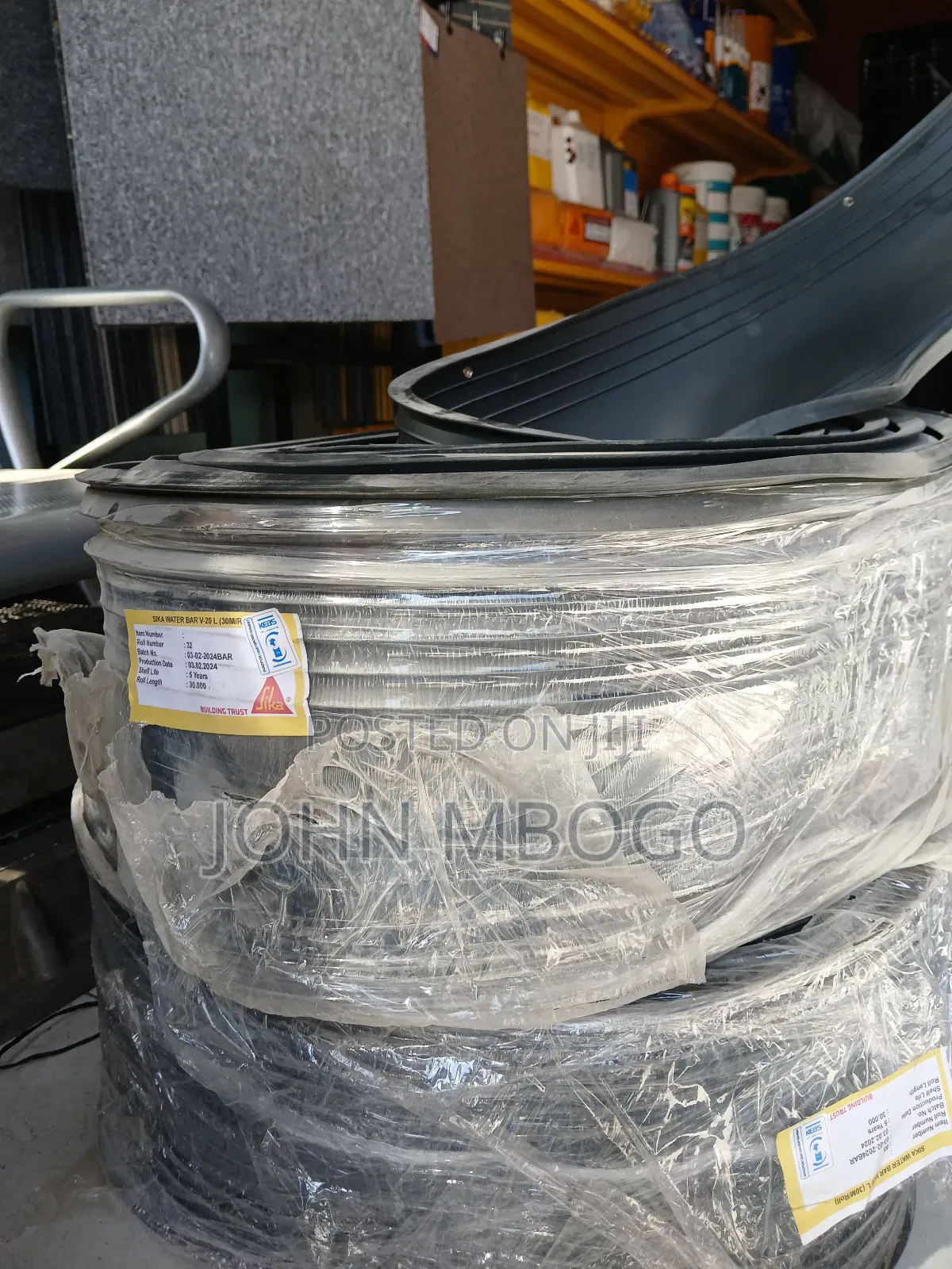 Construction Waterbar for Joints 30m