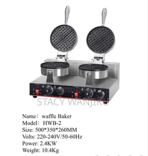 Waffle Maker Machine/ Commercial Double Waffle Maker