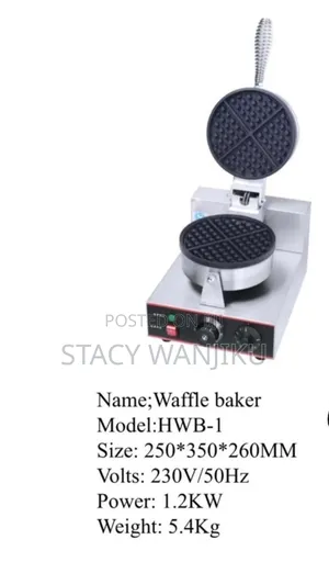 Single Commercial Waffle Maker Machine