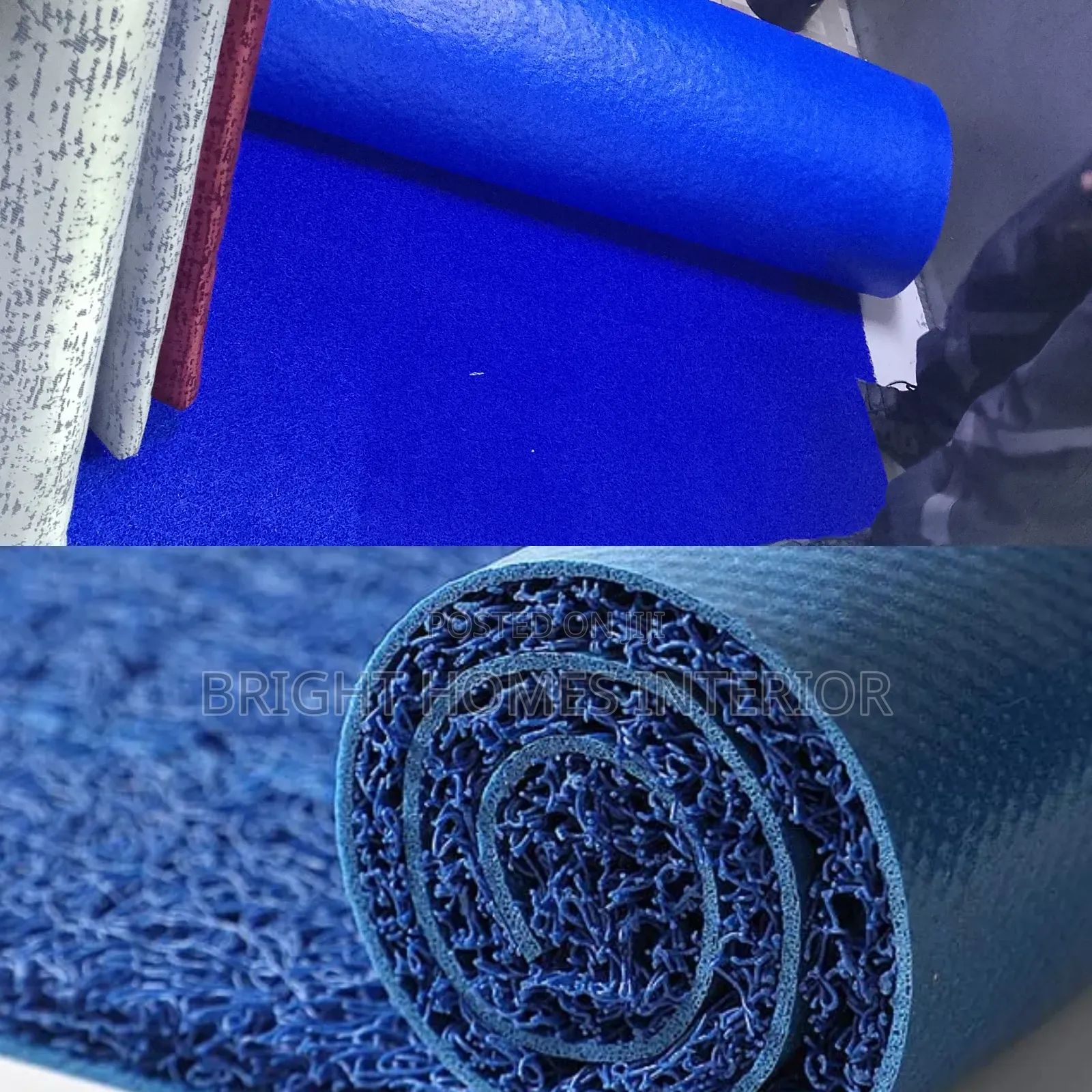 Blue Spaghetti Doormat Available in Plenty