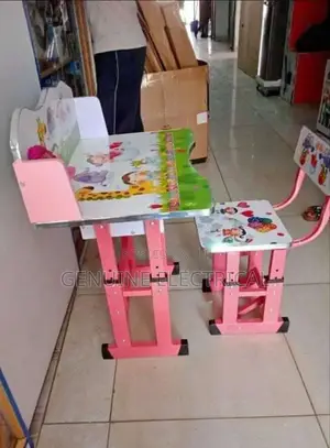 Pink Kids Study Desk