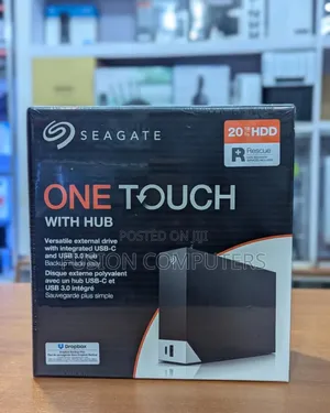 Seagate 20TB One Touch Hub External Hard Drive Desktop HDD