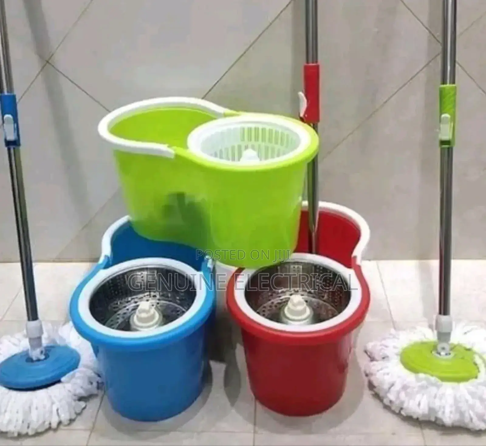 Spin Mop Blue ,Green and Red Available