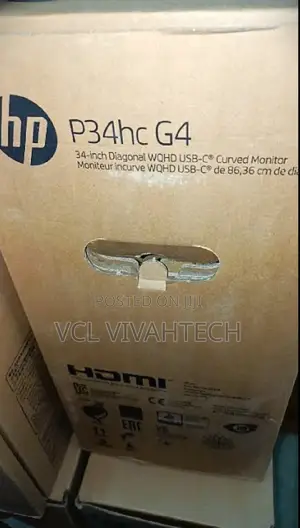 Hp P34hc G4 WQHD Usb-C Curved Monitor