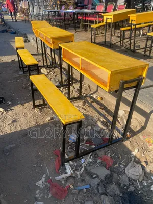 2 Double School Desk Locker