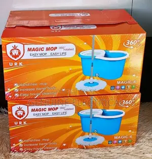 Magic Spin Mop and Bucket Set Foot Microfiber Mop