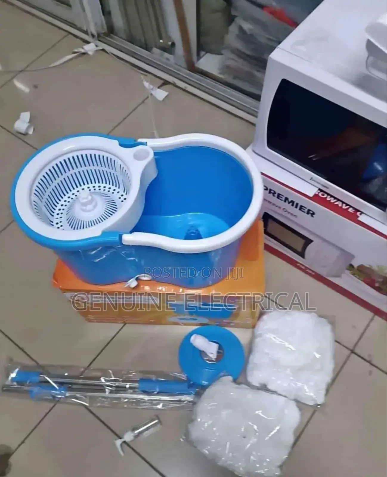 Magic Spin Mop* Urk Blue Spin Mop